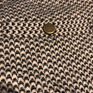 Loft gold-thread pencil skirt